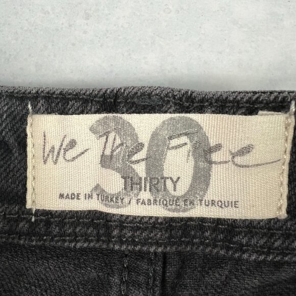 We The Free Jeans Women's 29x32* Florence High Rise Flare Black Denim Tag 30 - Picture 7 of 16